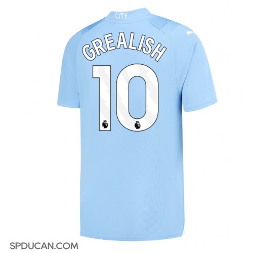 Muški Nogometni Dres Manchester City Jack Grealish #10 Domaci 2023-24 Kratak Rukav